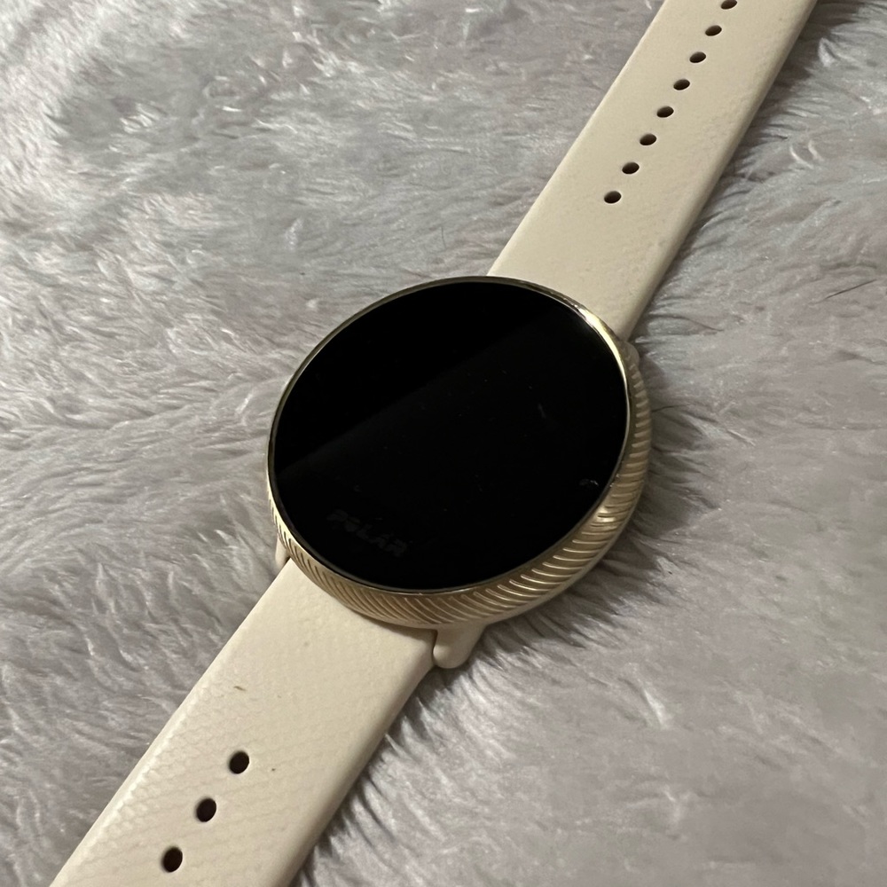 Polar ignite watch champagne
